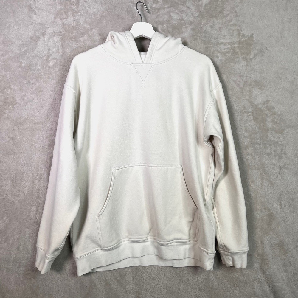 Lululemon All Yours Hoodie White Opal Sz 12 Soft Fleece Sweatshirt Athleisure